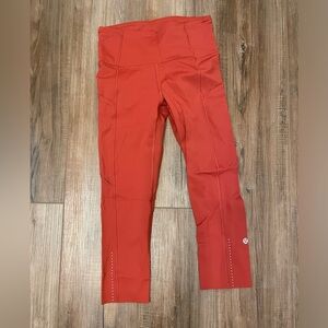 Lululemon Fast and Free Crop 19”